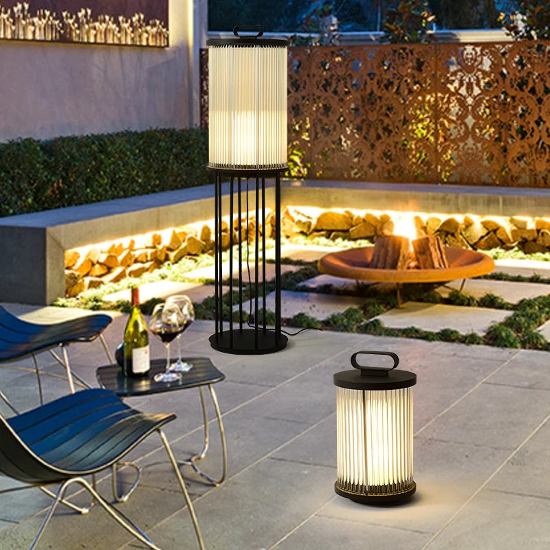 Solar Garden Floor Lantern