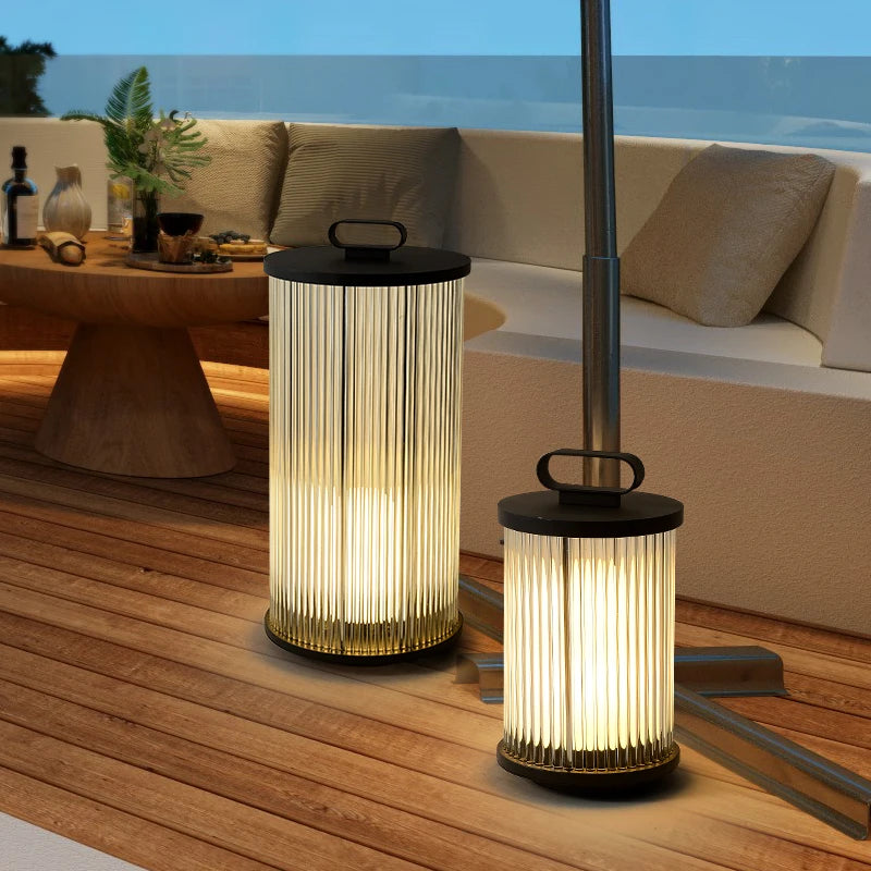 Solar Garden Floor Lantern