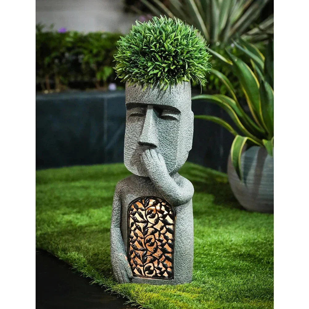 Sentinel Moai Garden Statue Collection