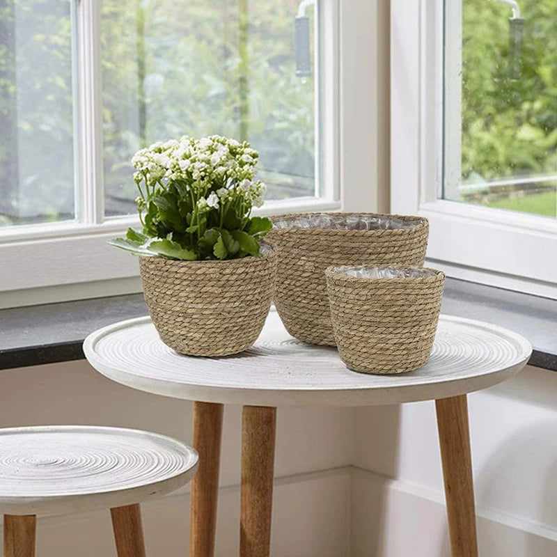 Willow Grove Woven Planter Basket