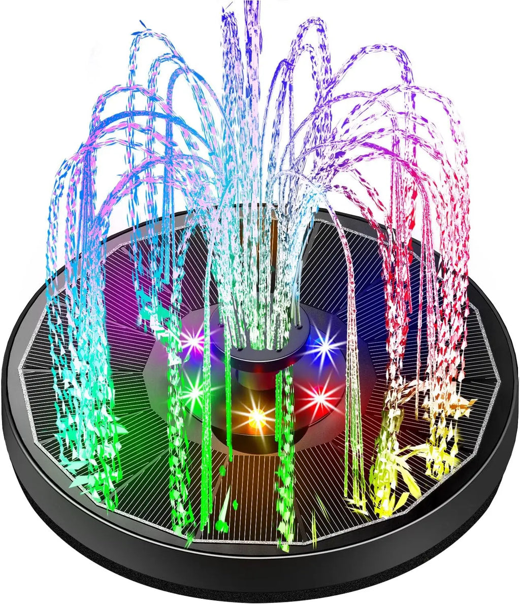 Solar Floating Water Fountain Pump | Bird Bath, Pond & Garden Decoration