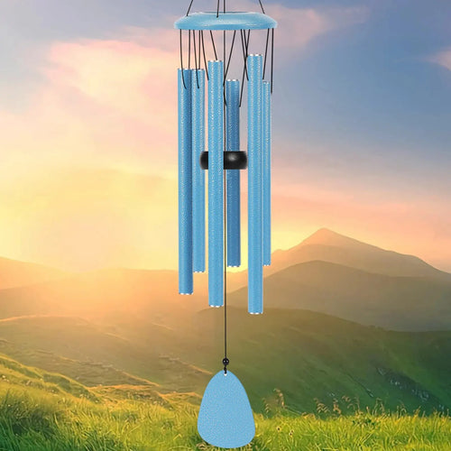 26-Inch Aluminum Wind Chimes | Outdoor Décor for Porch, Garden & Patio