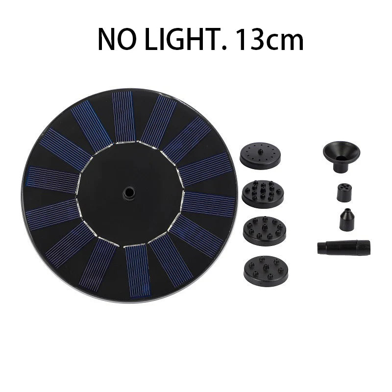 Solar Floating Water Fountain Pump | Bird Bath, Pond & Garden Decoration