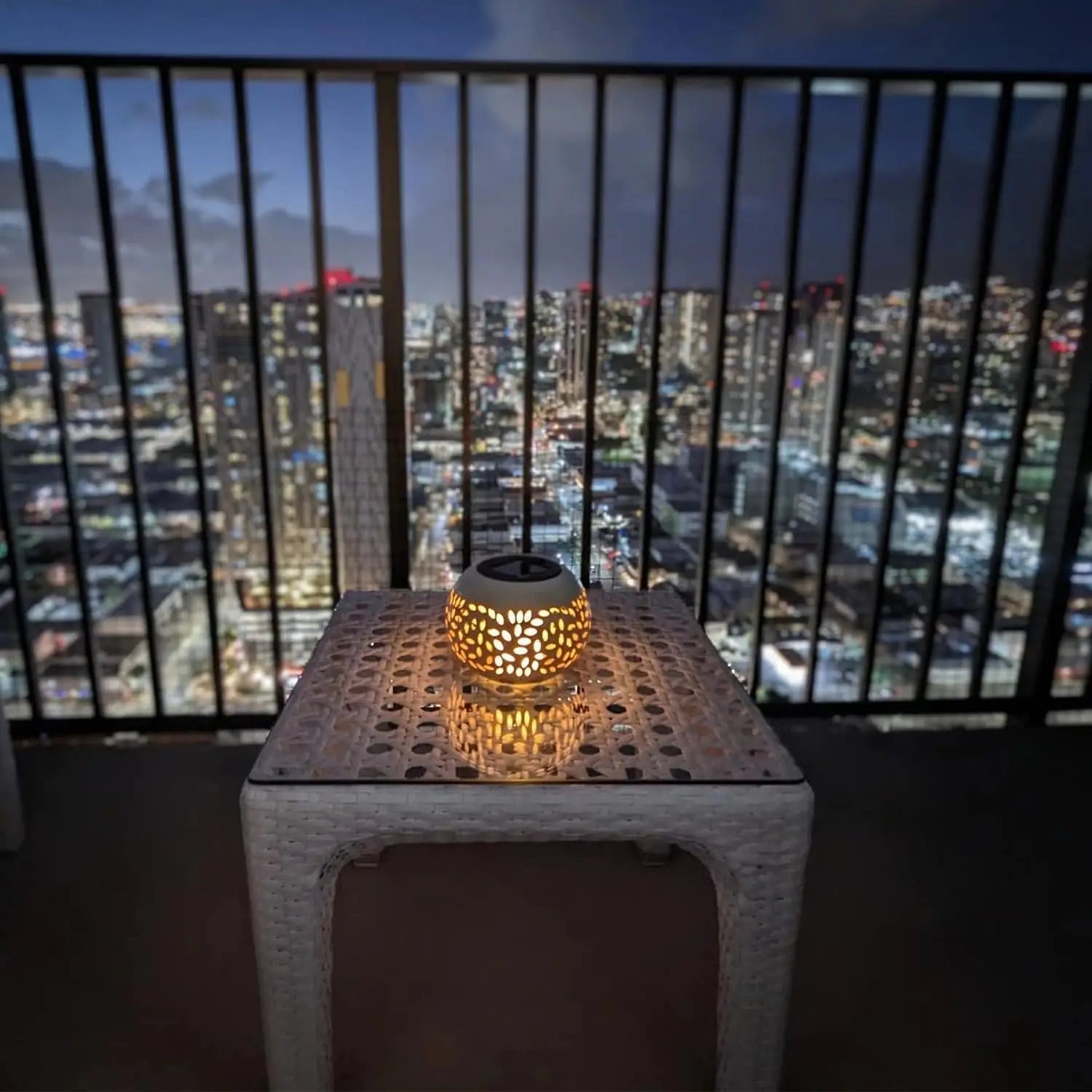 Solara Solar Hollow Table Lantern
